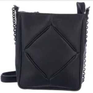 Vintage Bottega Veneta Black Vintage Marco Polo Chain Crossbody Bag